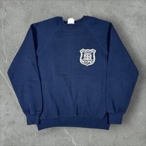 Vintage 90s New York Police Department NYPD Size XL Pullover Crewneck Sweatshirt